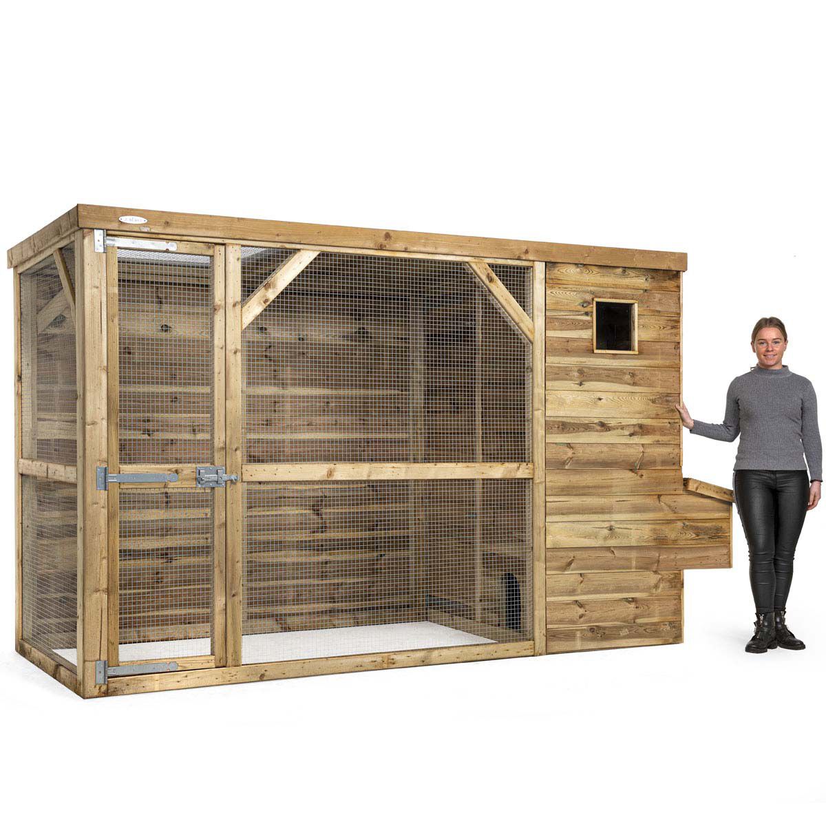 Voldux Toon - Kippenhok met ren - Naturel