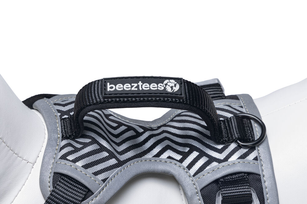 Beeztees Parinca Y - Veiligheidstuigje Hond - zwart - 38 tot 51 cm