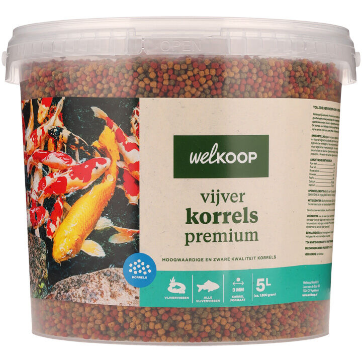 Welkoop Vijverkorrels Premium - Vijvervissenvoer - 5