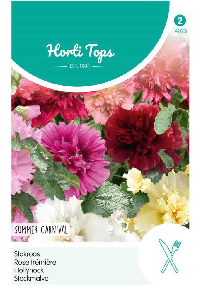 Hortitops Stokroos Summer Carnival - Bloemzaden Hortitops Stokroos Summer Carnival - Bloemzaden