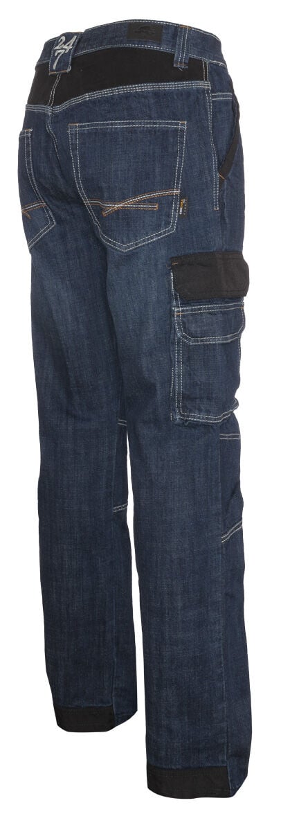247 Jeans Grizzly D30 - Werkspijkerbroek Heren - 32 - Donker denim blauw - 32