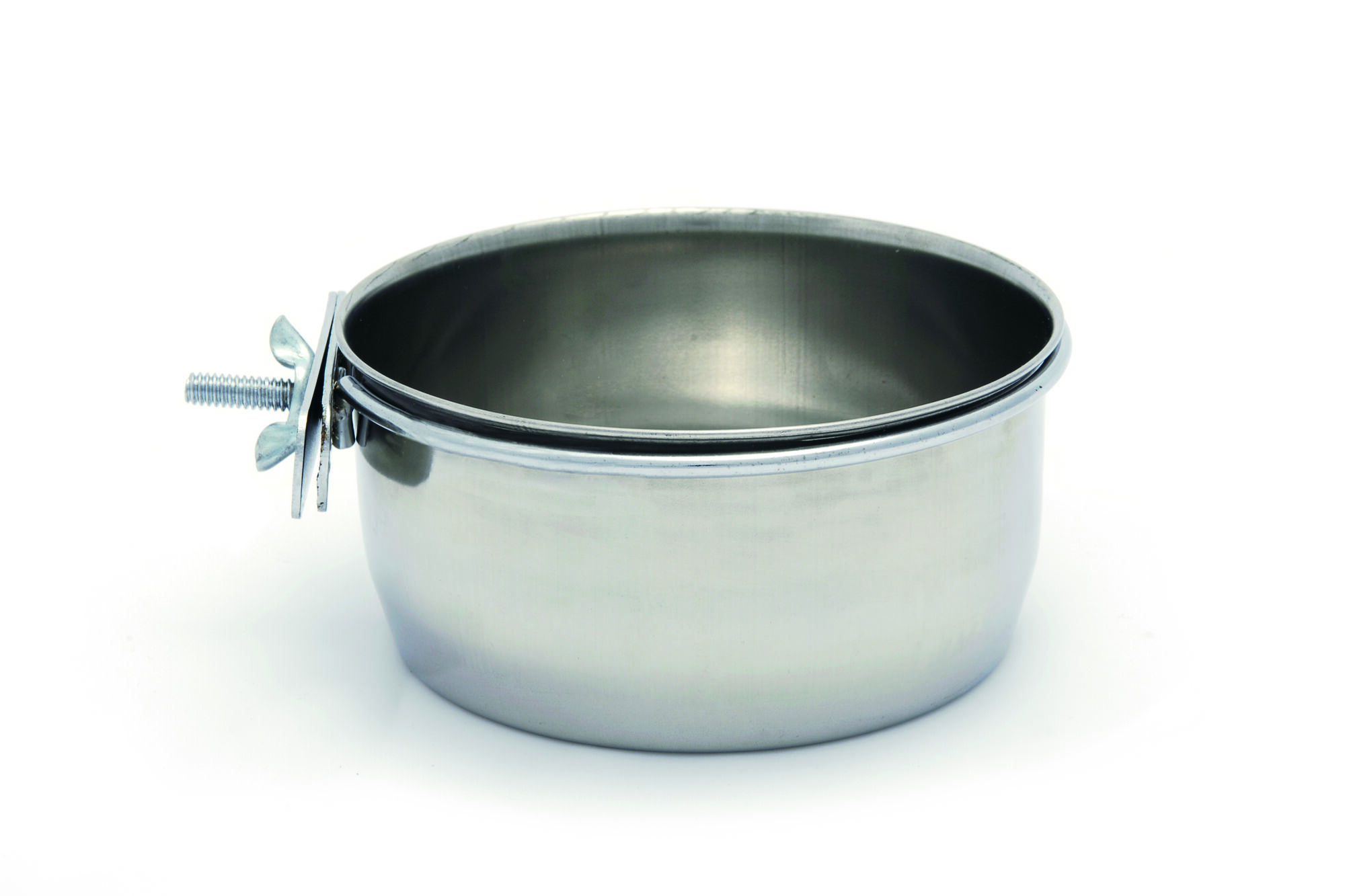 Beeztees Coopcup Inox - voer- en drinkbak - 8.00 cm - Zilver - 10.00 cm - 12.00 cm - 10.00 cm