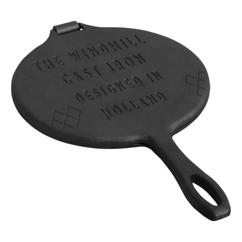 The Windmill Cast Iron - Stroopwafelijzer - Zwart
