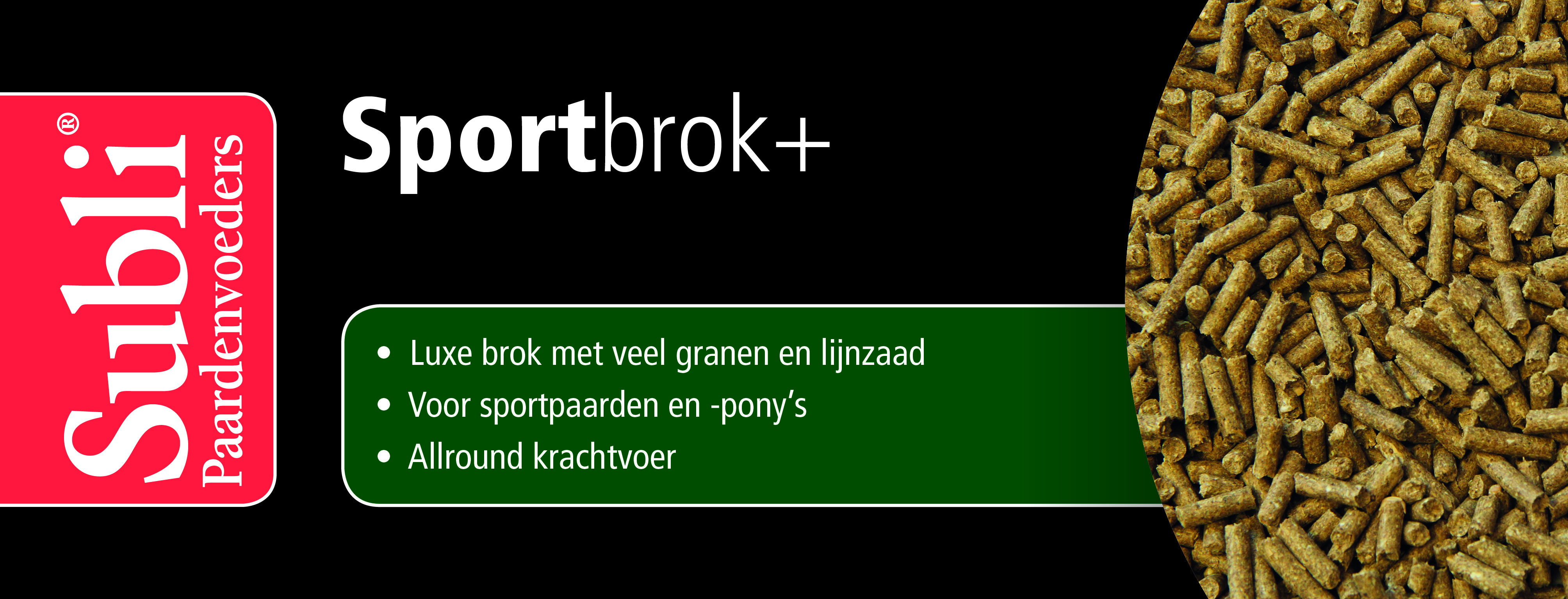 Subli Sport/ prestatie Brok - Paardenvoer - 20 kg - Zak