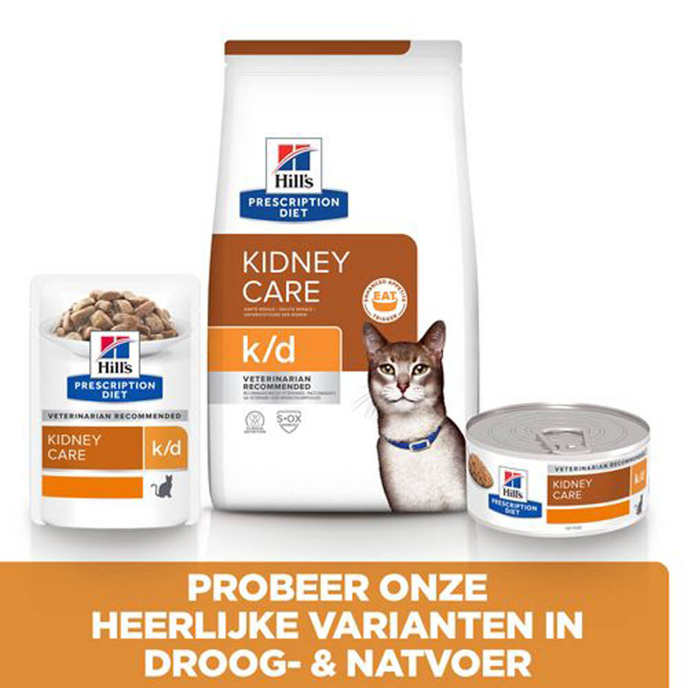 Hill's Prescription Diet Kidney Care k/d - Kattenvoer - Kip - 1,02 kg