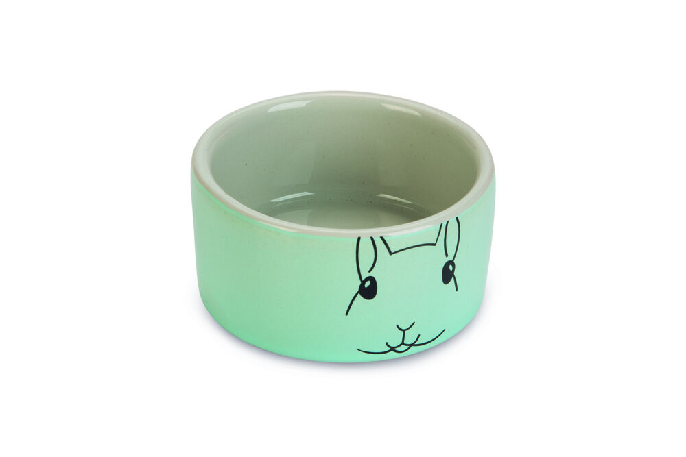 Beeztees Cavia - Voerbak - Mint - 4.2x11.3x11.3 cm Beeztees Cavia - Voerbak - Mint - 4.2x11.3x11.3 cm