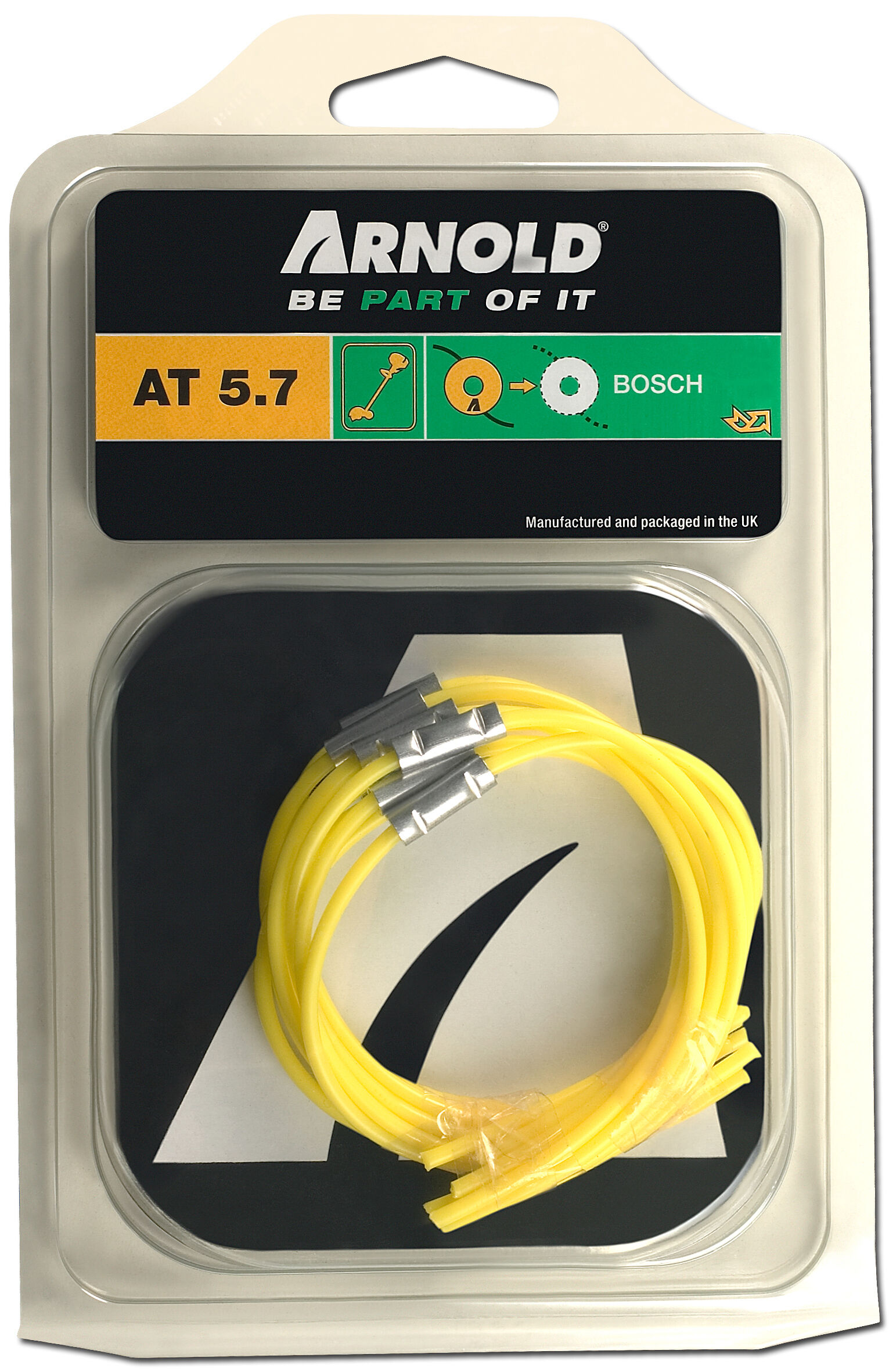 Arnold AT5.7 2.4mm - Trimmerdraad - 10 stuks - 23.00 cm