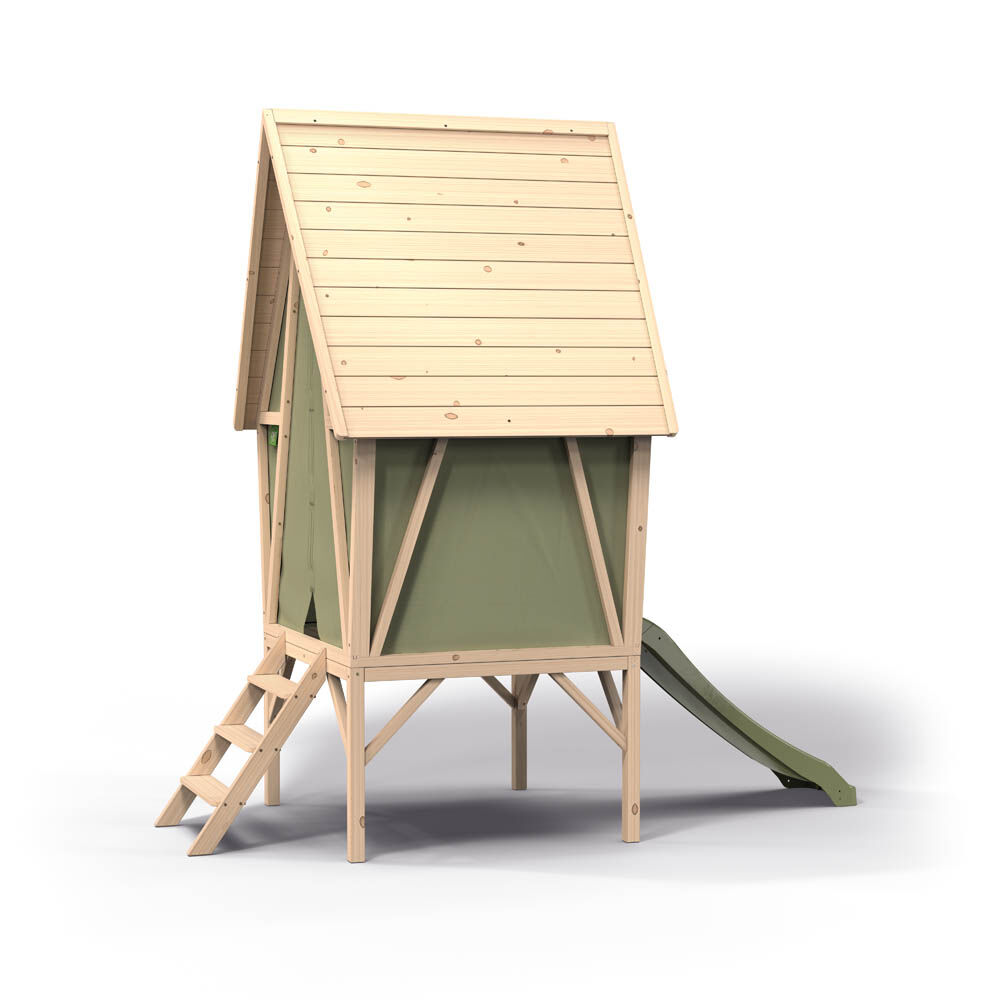 Exit Yuki 300 - Speelhuisje - Groen - Hout|Stof