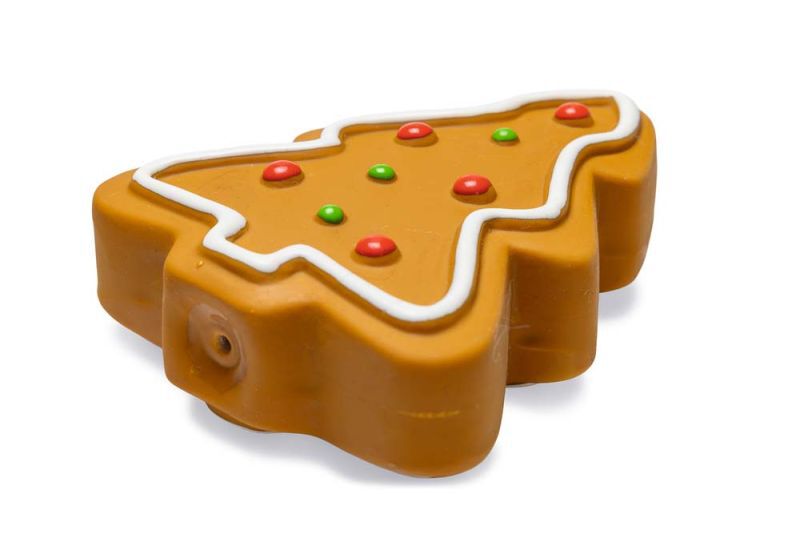 Beeztees Kerstfiguren - Hondenspeelgoed - Bruin - 20.6x9x2.4 cm