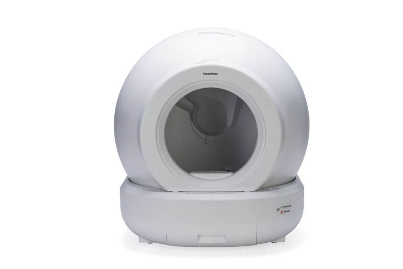 Beeztees Moeza - Automatische kattenbak - Wit - 63x56x57 cm