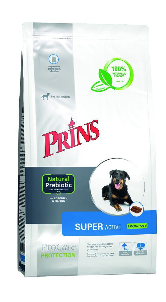 Prins Procare Protection Super Active - Hondenvoer - 15.00 - gevogelte