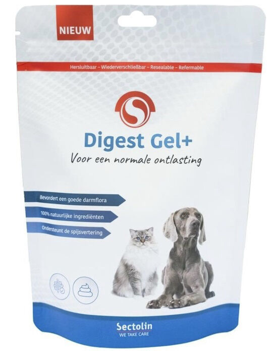 Sectolin Digest Gel+ Spijsvertering en darmflora Prebiotica - Hond en Kat Sectolin Digest Gel+ Spijsvertering en darmflora Prebiotica - Hond en Kat