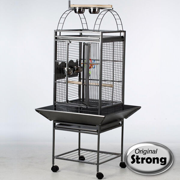 Strong Villa Helios - Papegaaienkooi - 144.00 cm - Grijs - 69.00 cm - 69.00 cm