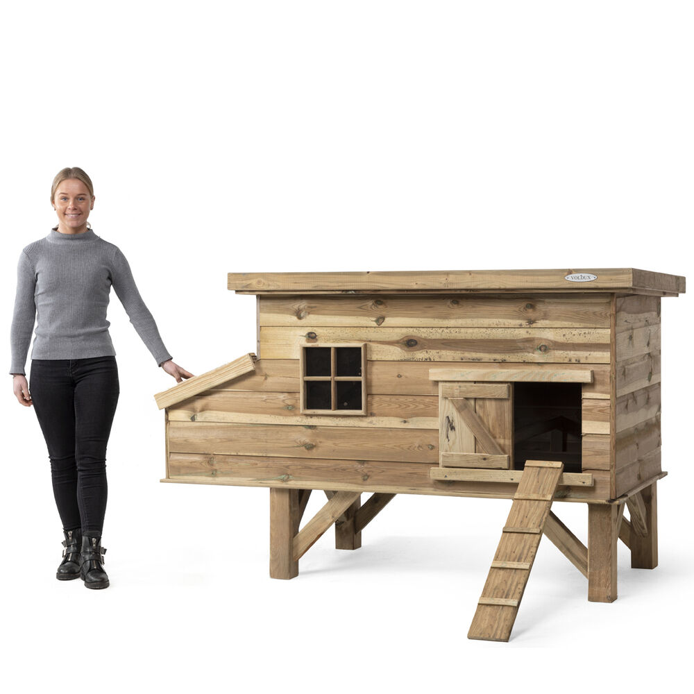 Voldux Finn - Kippenhok - 110.00 cm - Naturel - 190.00 cm - 88.00 cm