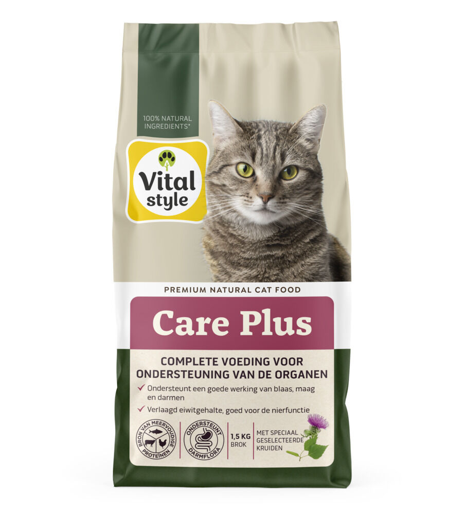 VITALstyle Care Plus - Kattenvoer - 1.50 - Kip, rund