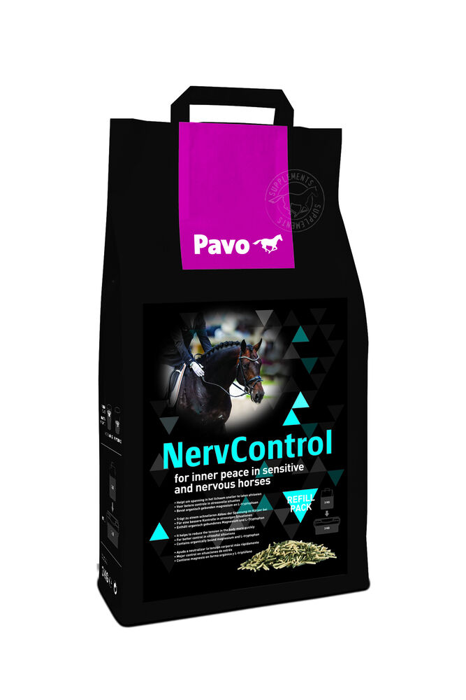 Pavo Nervcontrol Navulling Supplement - Paardenvoer - 3 - Zak Pavo Nervcontrol Navulling Supplement - Paardenvoer - 3 - Zak