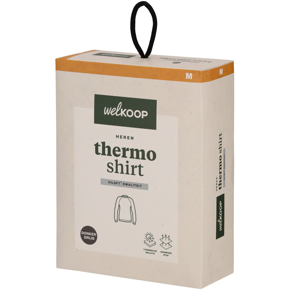 Welkoop - Thermoshirt - M - Antraciet