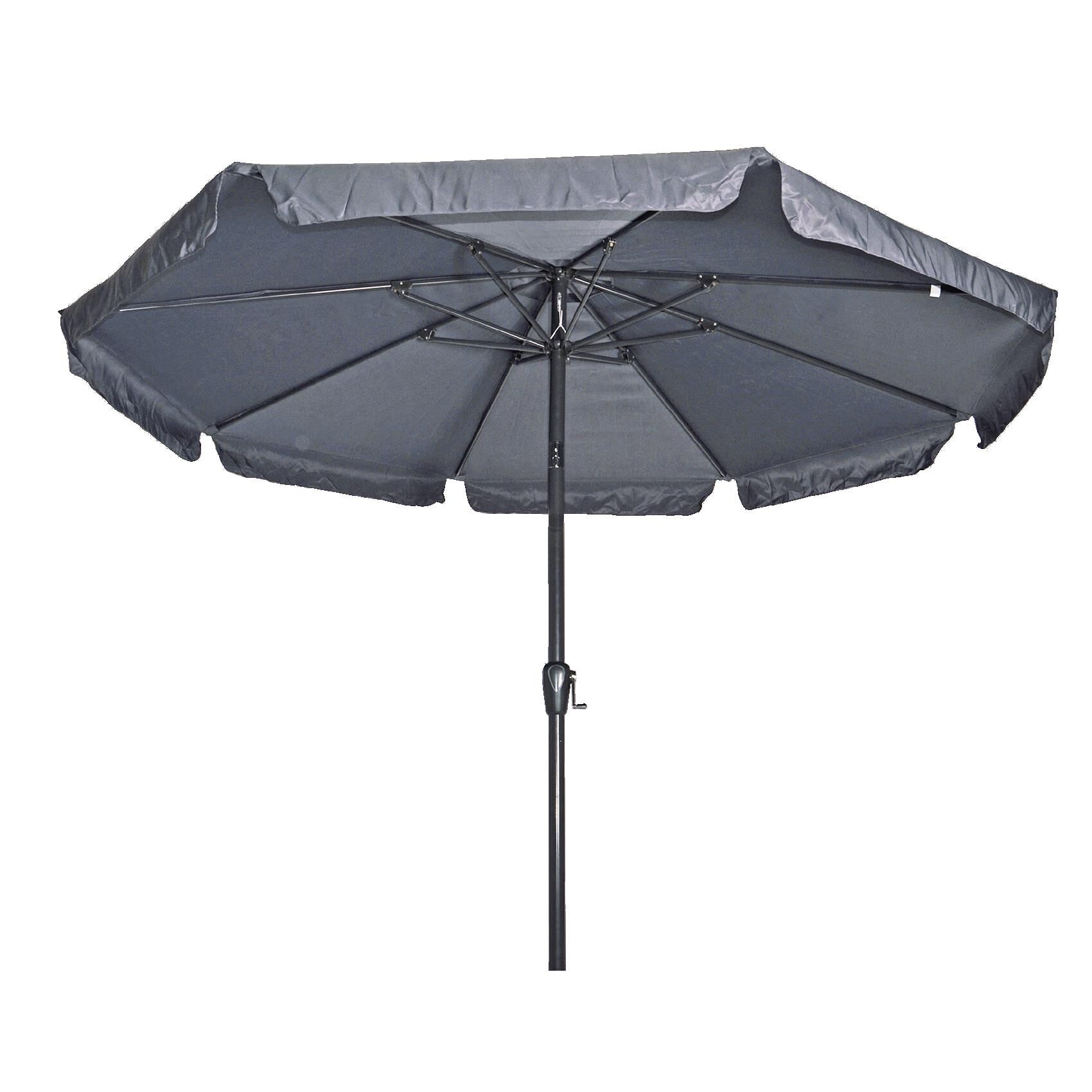 Lesli Living Libra Stokparasol - Parasol - Grijs - 6x4x2 cm - 300 cm Lesli Living Libra Stokparasol - Parasol - Grijs - 6x4x2 cm - 300 cm