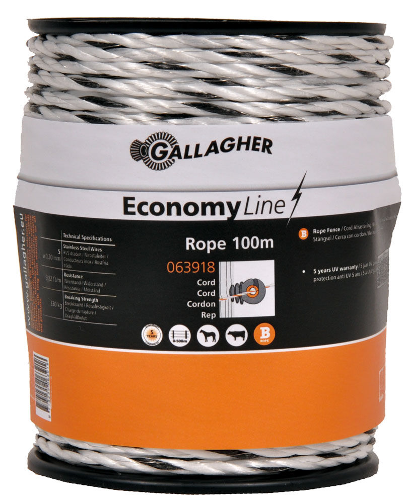 Gallagher EconomyLine - Cord - 16.20 cm - 100.00 - 14.00 cm - 10000.00 cm - 14.00 cm