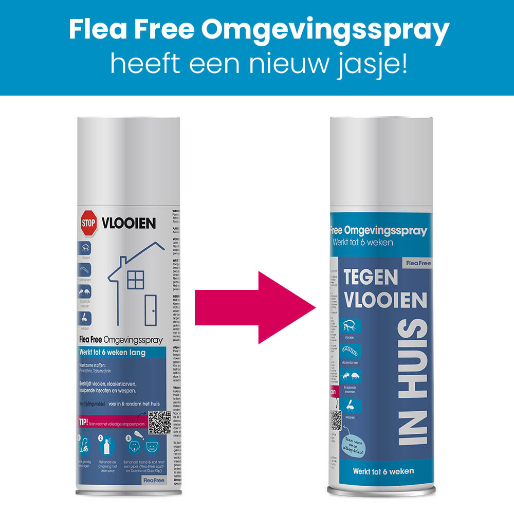 Flea Free - Anti Vlooien en teken - Omgevingsspray - 400
