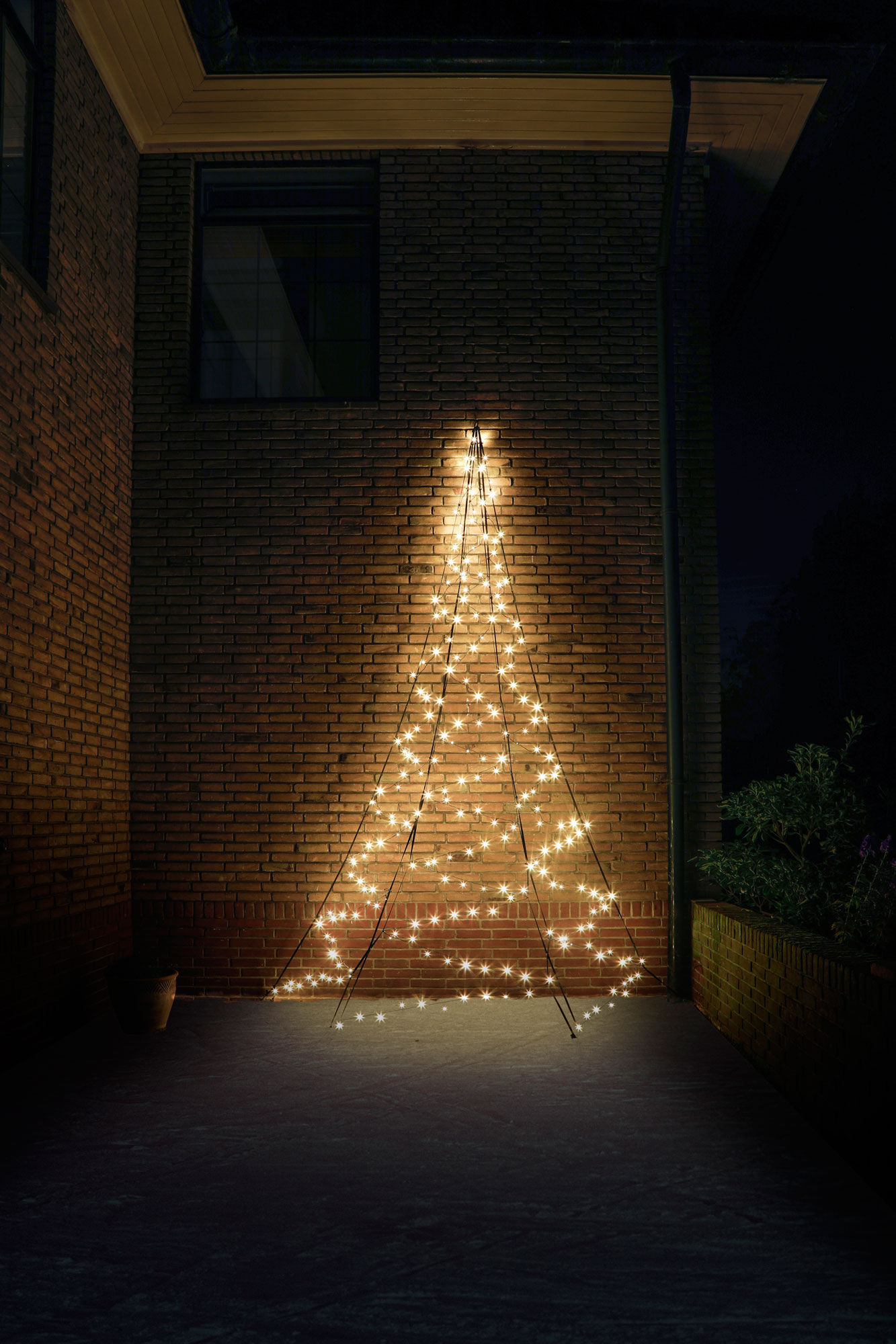 Fairybell 4 meter - Muurkerstboom - 400 cm - 240 lampjes - Warm wit