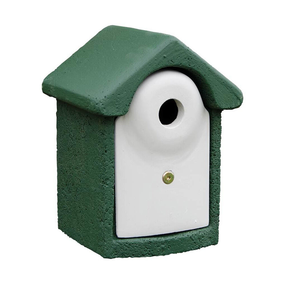 CJ Wildlife Houtbeton - Nestkast - Koolmees - 25.00 cm - Groen - 19.00 cm - 32.00 mm - 18.00 cm