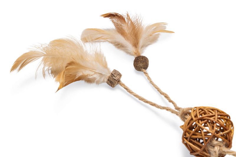 Beeztees Bal Tipy - Kattenspeeltje - Beige