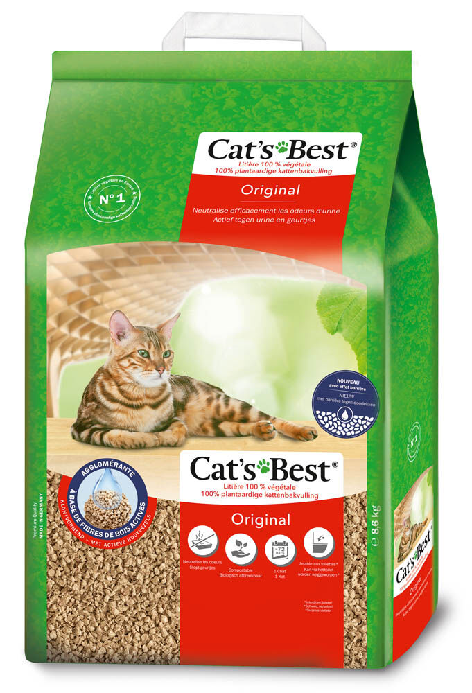 Cat's Best Original - Kattenbakvulling - Fijn - 20 Cat's Best Original - Kattenbakvulling - Fijn - 20