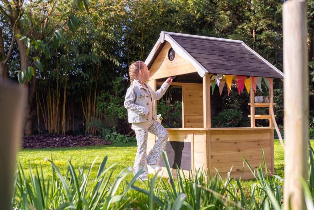 Exit Hika - Speelhuisje - Naturel - Cederhout