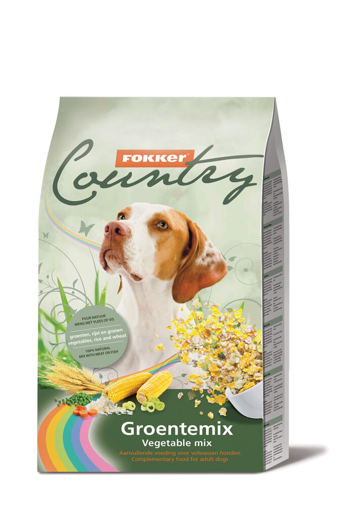 Fokker Country Groentemix - Hondenvoer Fokker Country Groentemix - Hondenvoer