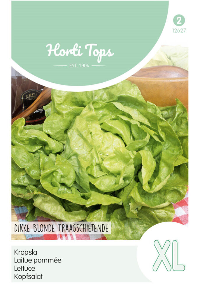 Hortitops Kropsla Lactuva sativa Grosse Blonde - Dikke Blonde Traagsch. - Groentezaden Hortitops Kropsla Lactuva sativa Grosse Blonde - Dikke Blonde Traagsch. - Groentezaden