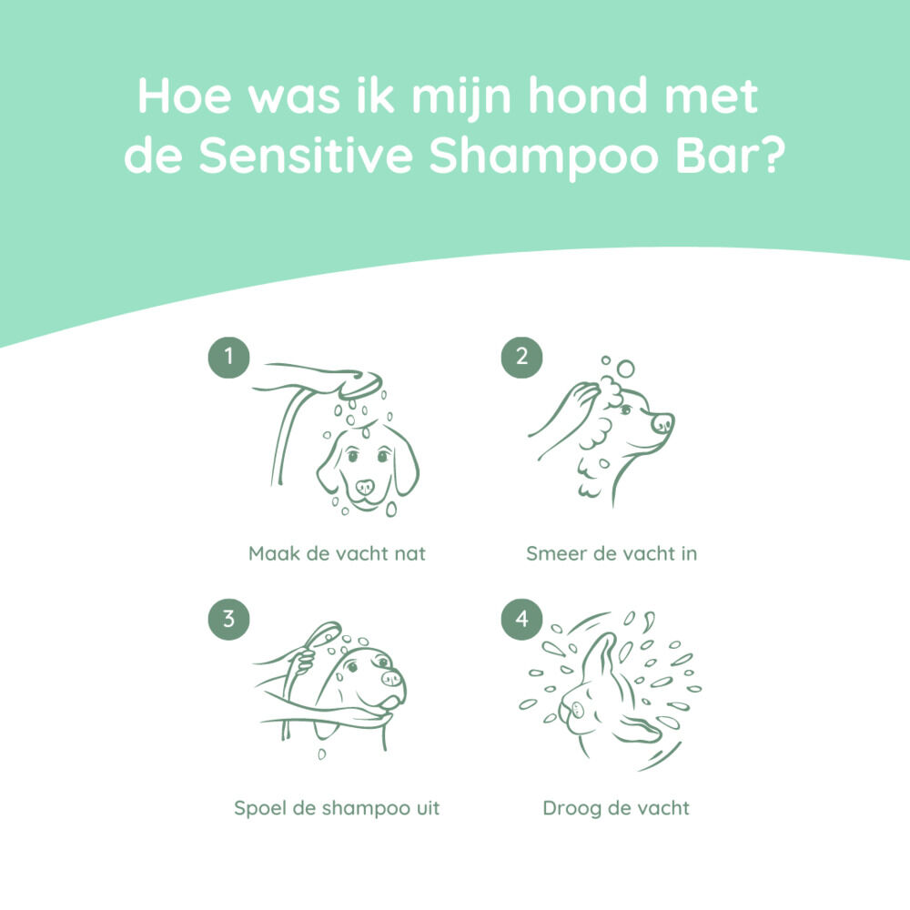 Greenfields Sensitive  - Hondenshampoo Bar - 2.00 cm - 70.00 - Transparant - 6.00 cm - 6.00 cm