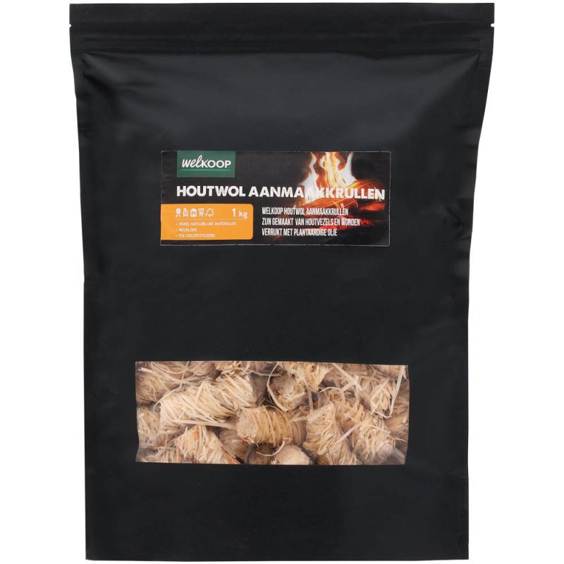 Welkoop - Houtwol Aanmaakkrullen Welkoop - Houtwol Aanmaakkrullen
