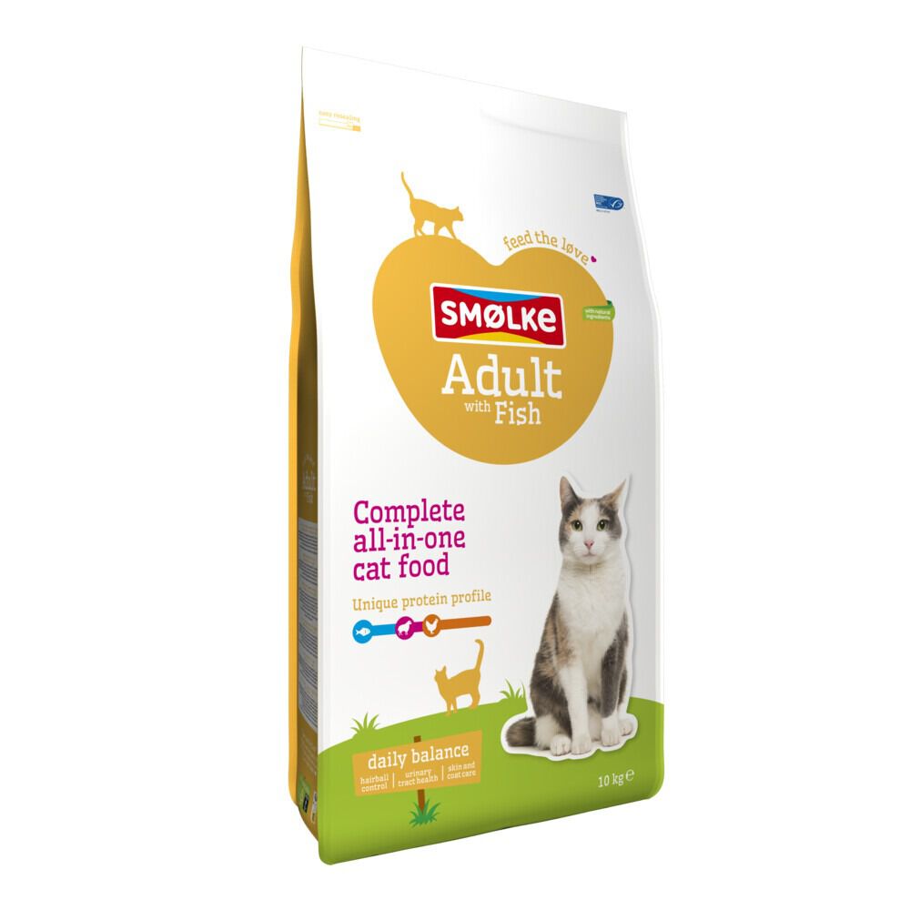 Smölke Adult - Kattenvoer - Vis - 10 kg