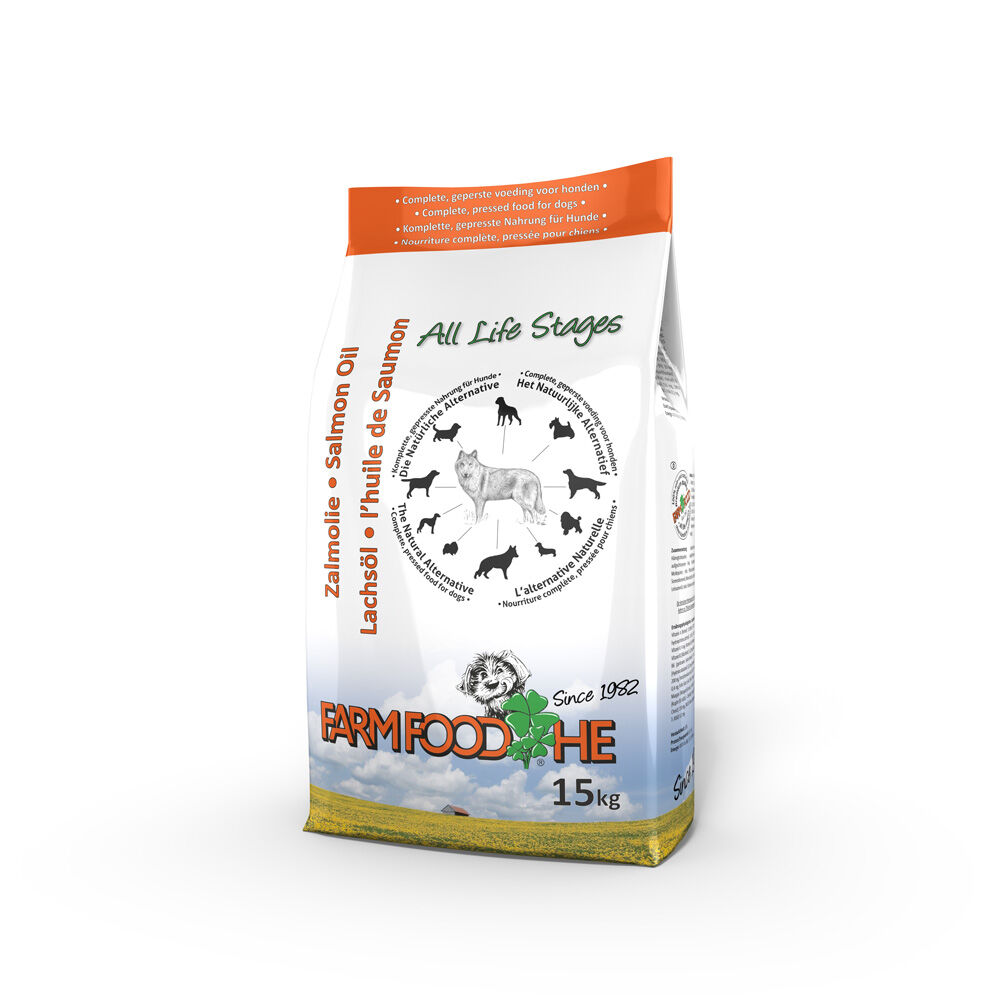 Farm Food HE Zalmolie Standaard - Hondenvoer - 15.00 - Zalm