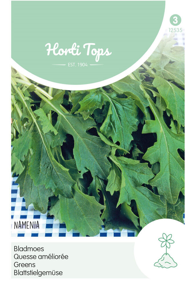 Hortitops Bladmoes Brassica rapa Bladmoes Namenia - Groentezaden Hortitops Bladmoes Brassica rapa Bladmoes Namenia - Groentezaden