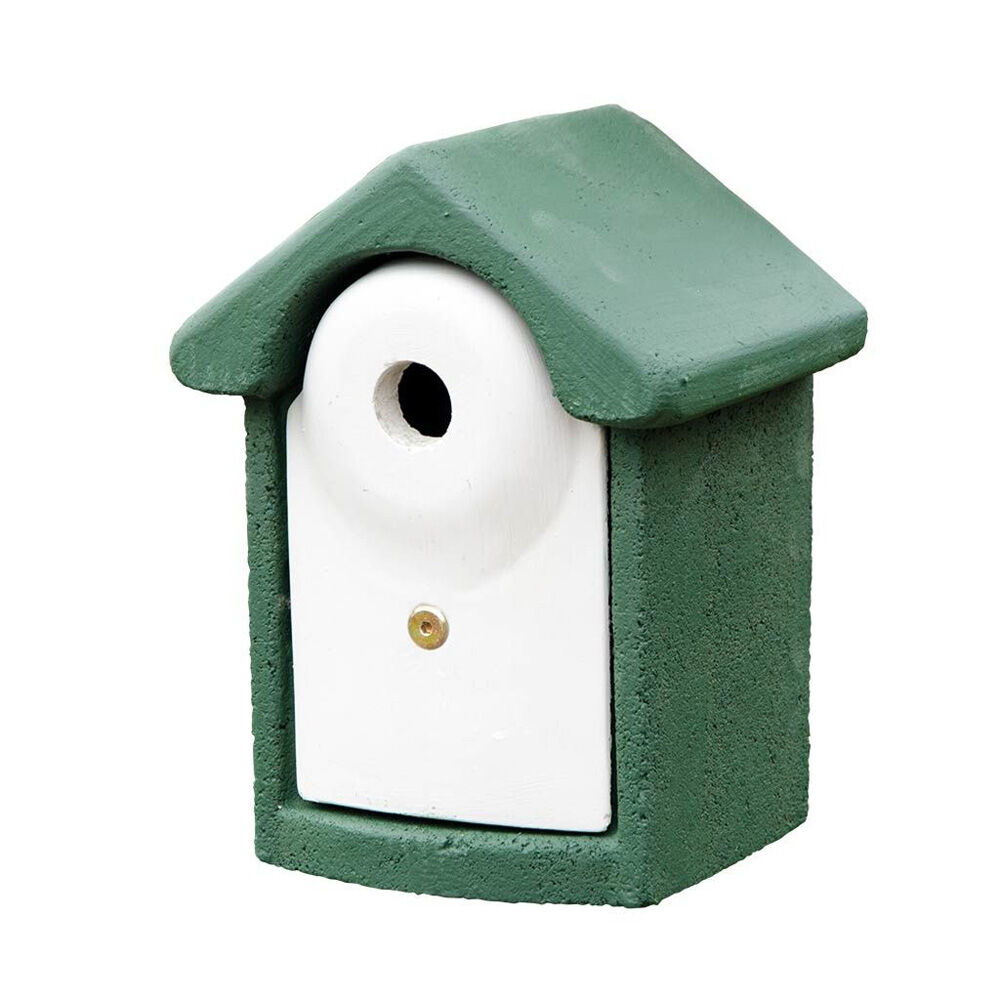 CJ Wildlife Houtbeton - Nestkast - Pimpelmees - 25.00 cm - Groen - 19.00 cm - 28.00 mm - 17.00 cm