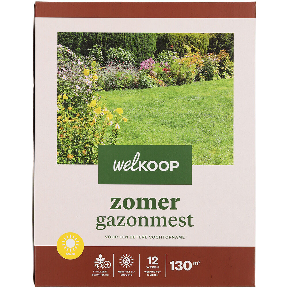 Welkoop - Zomer Gazonmest - 130 m² - 4 kg