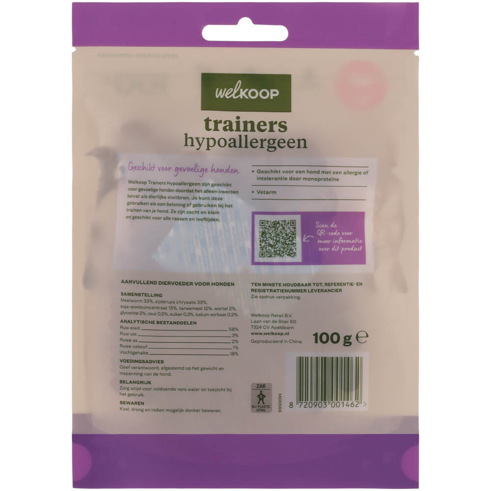 Welkoop Trainers Hypoallergeen - Hondensnack - 100 - insecten
