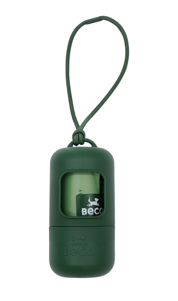 Beco Recycled Plastic Poepzakjeshouder - Poepzakjes & accessoires - 23.00 cm - Groen - 5.00 cm - 4.50 cm