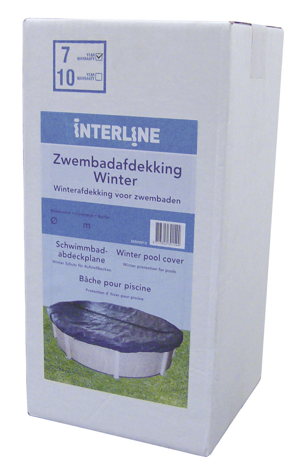 Interline Winter - Afdekzeil - Zwart / Zilver - 1x490x975 cm