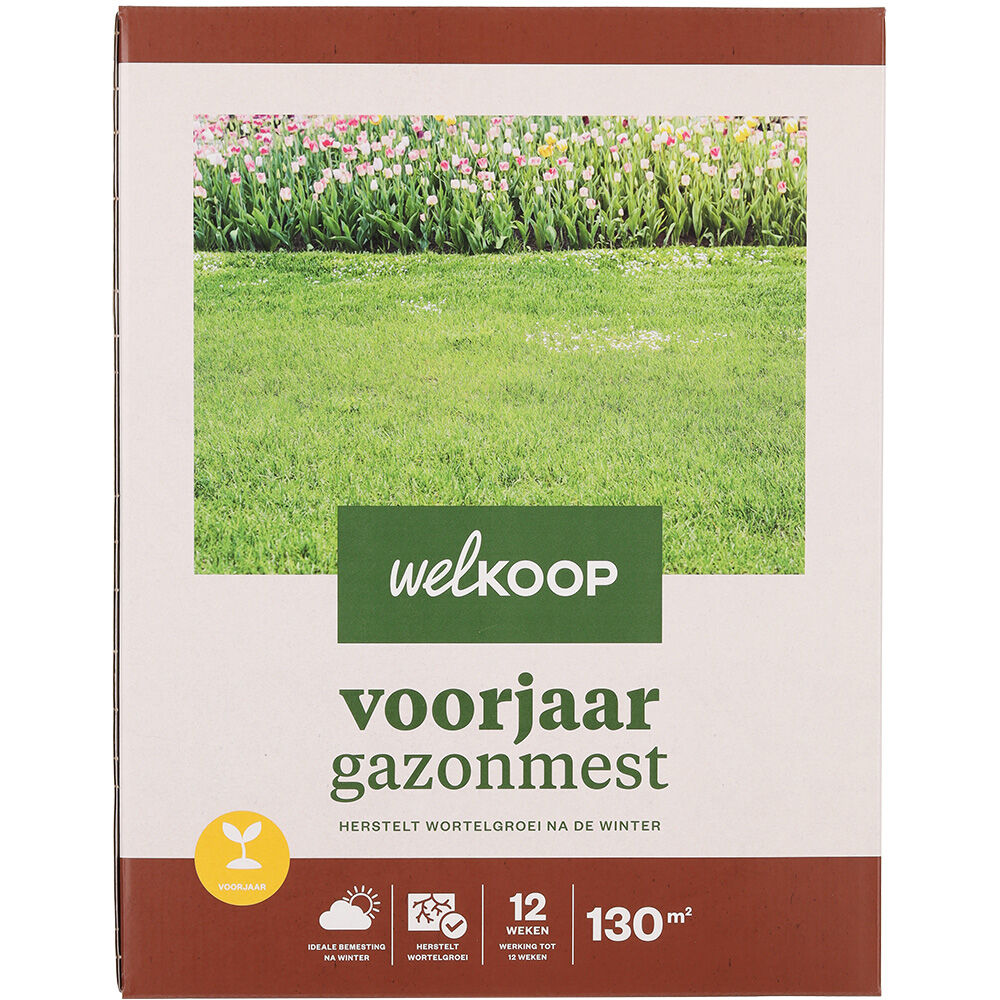 Welkoop - Voorjaar Gazonmest - 130 m² - 4 kg