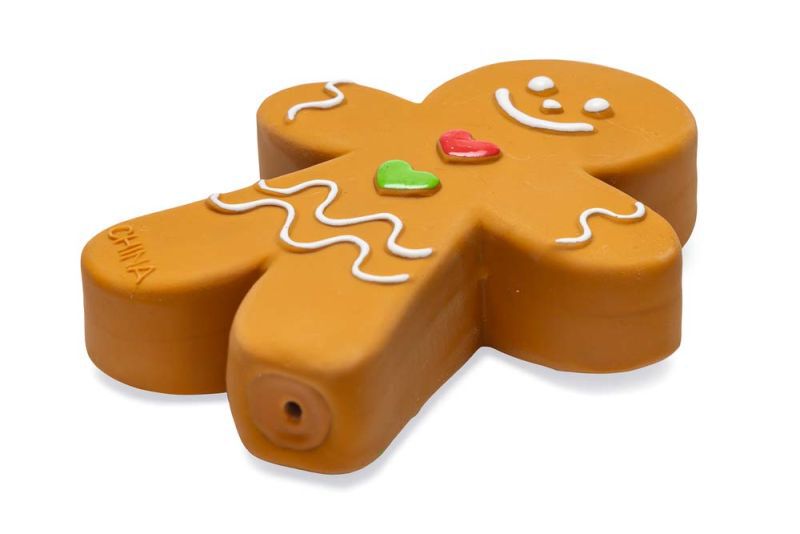 Beeztees Kerstfiguren - Hondenspeelgoed - Bruin - 20.6x9x2.4 cm