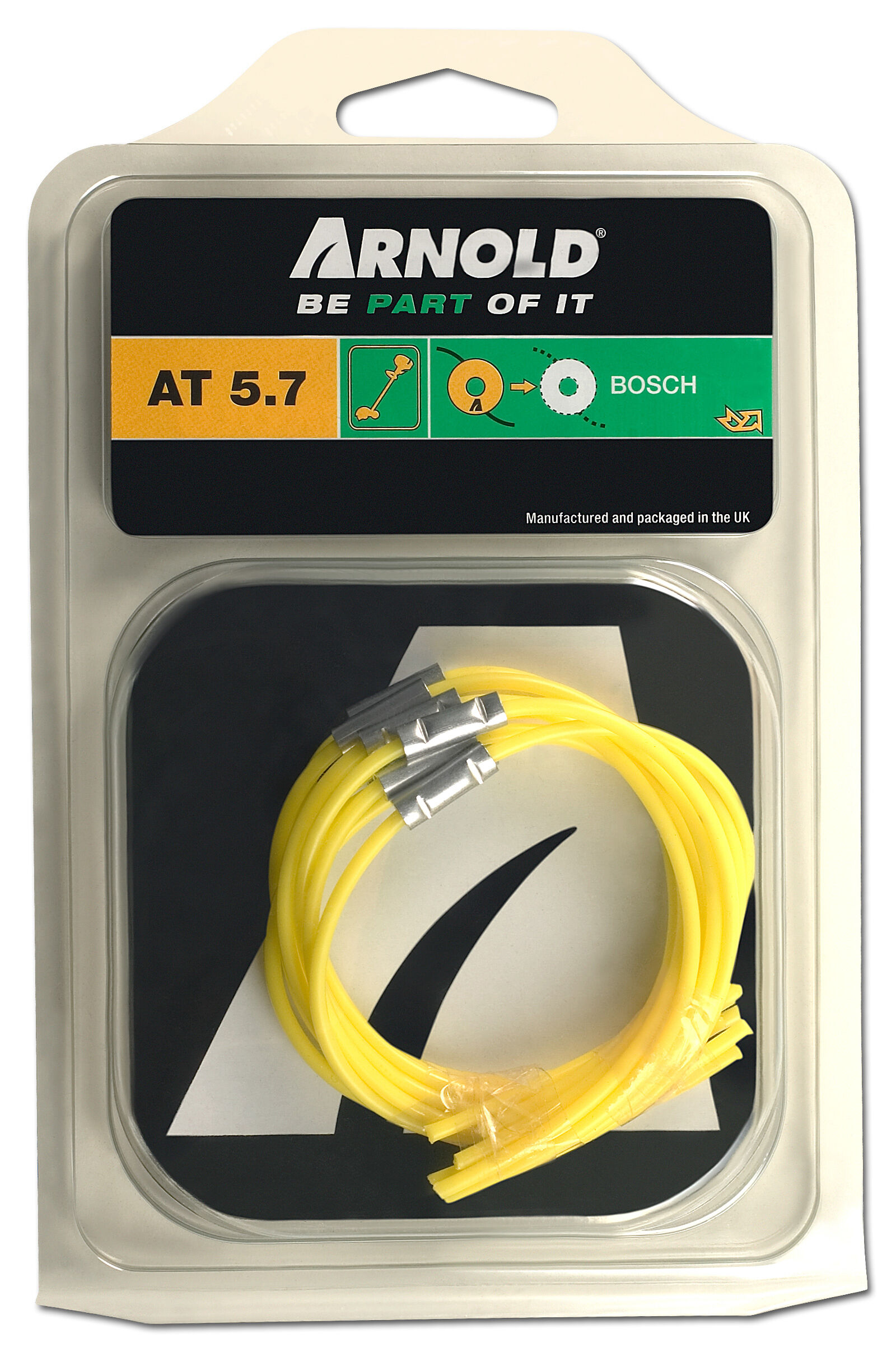 Arnold AT5.7 2.4mm - Trimmerdraad - 10 stuks - 23.00 cm