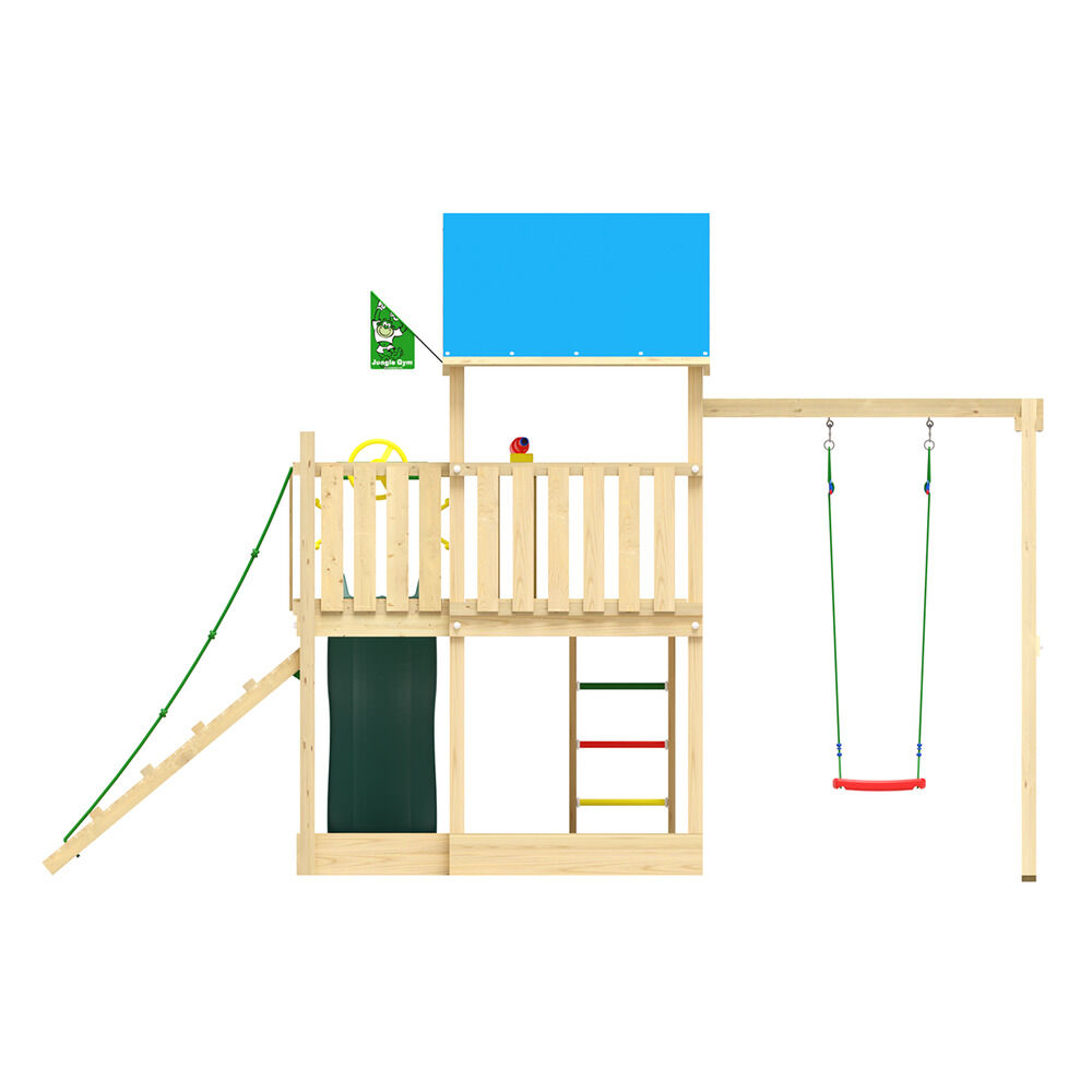 Jungle Gym Kongsberg Douglas - Speeltoestel - Donker groen