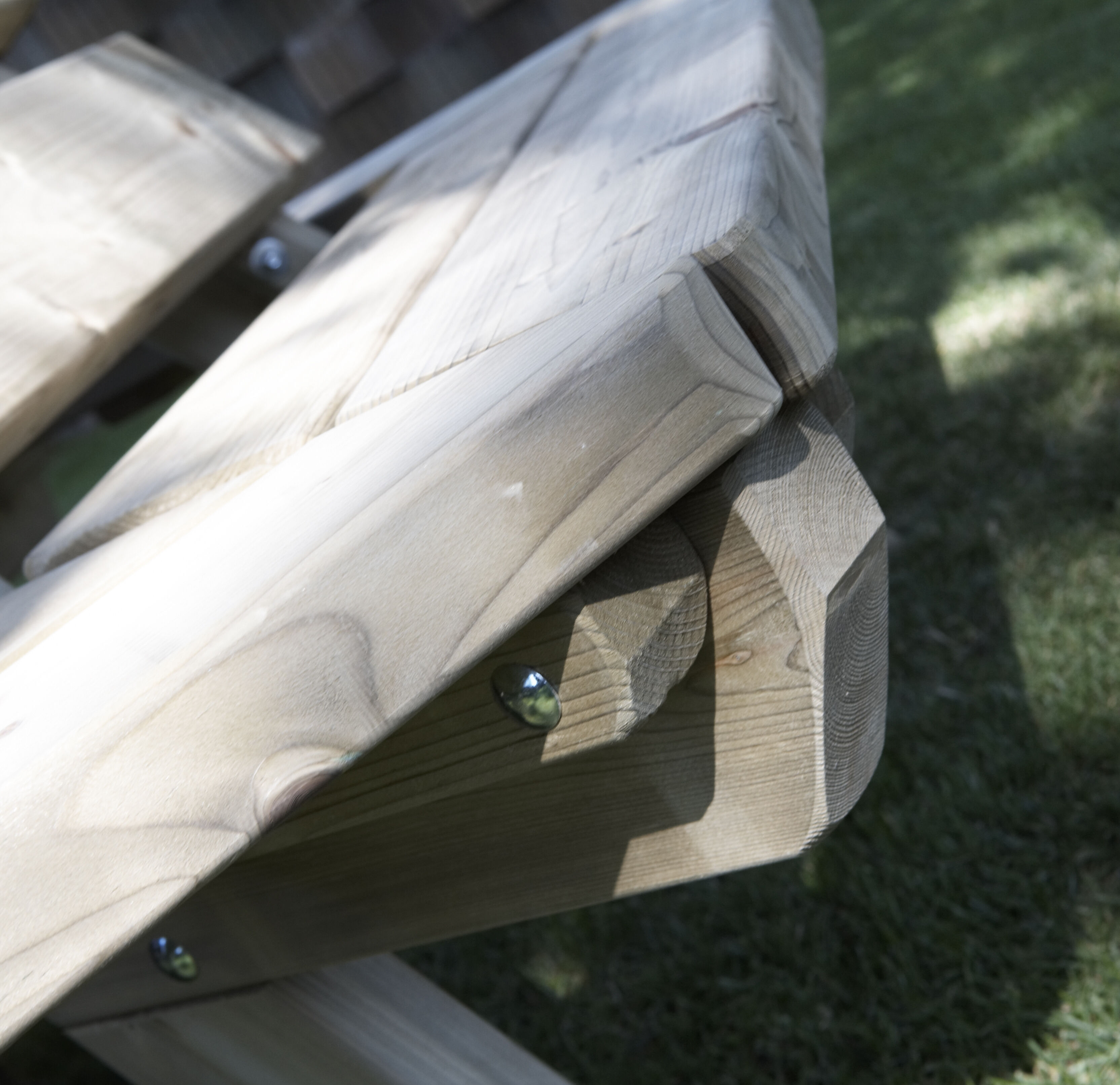 Talen Buitenmeubelen - Boombank - Bruin - 98x225x225 cm