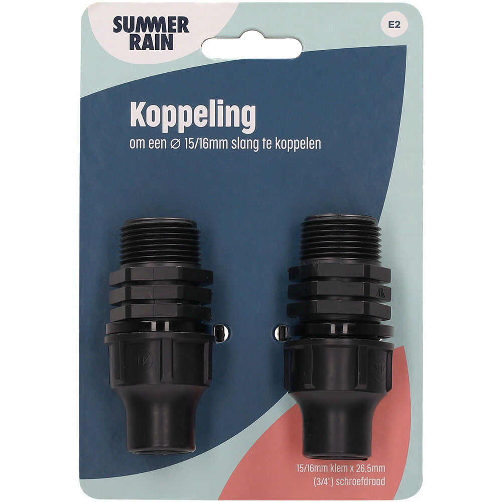 SummerRain - Slangkoppeling - 16 mm SummerRain - Slangkoppeling - 16 mm