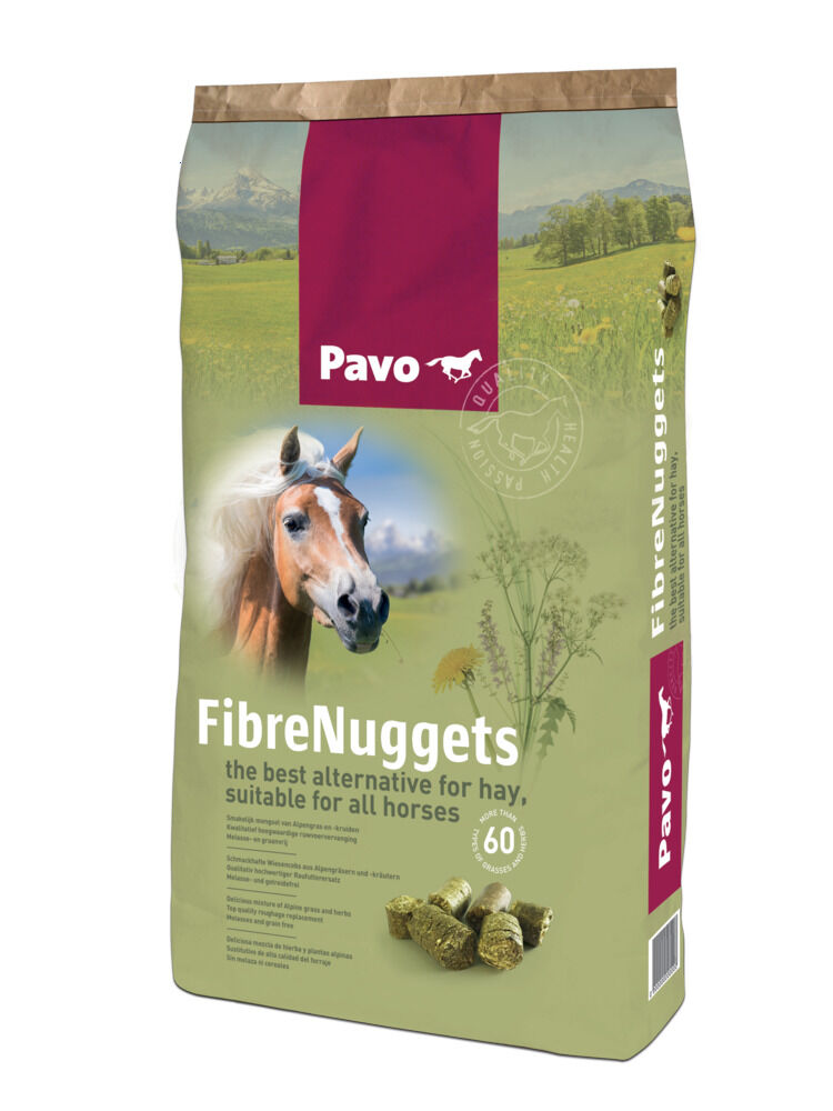 Pavo FibreNuggets - Basisvoeding - 20 kg - Zak