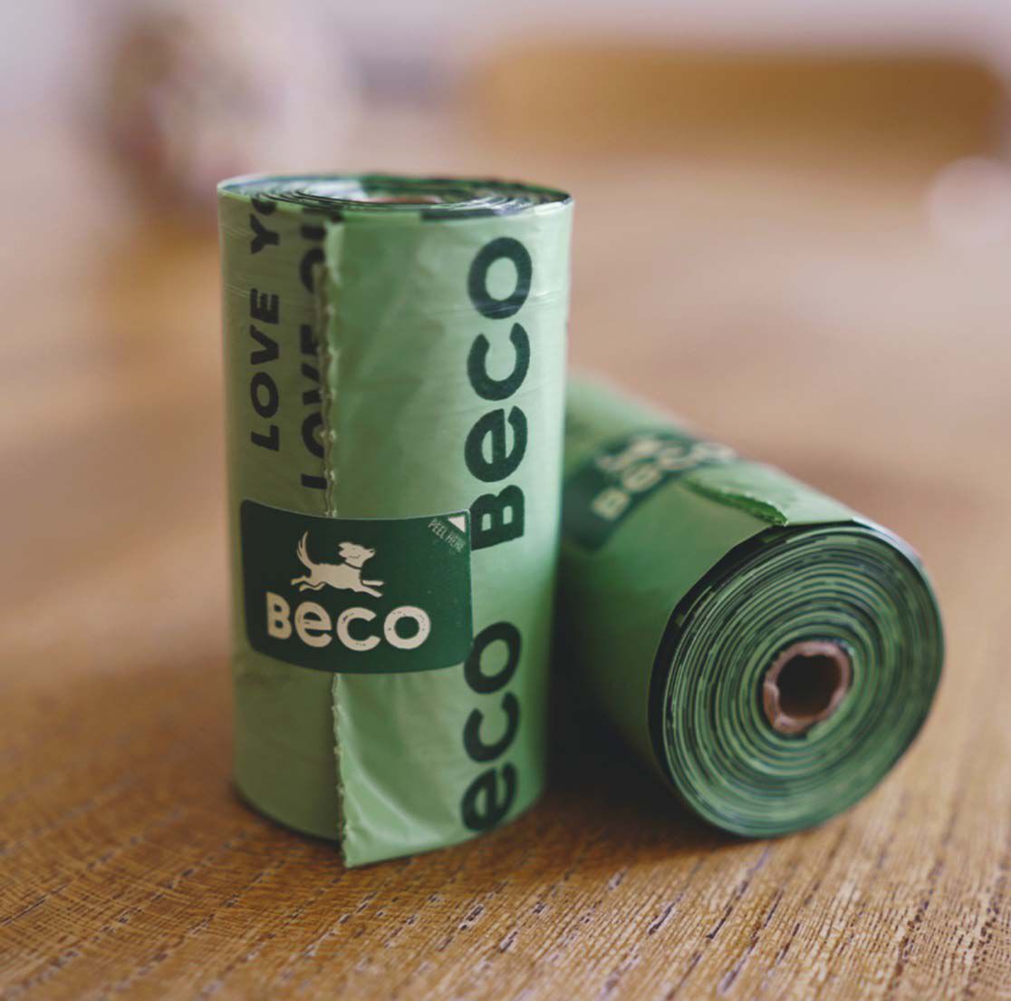 Beco Composterbaar Poepzakjes - Poepzakjes & accessoires - 14.00 cm - Groen - 6.50 cm - 6.00 cm