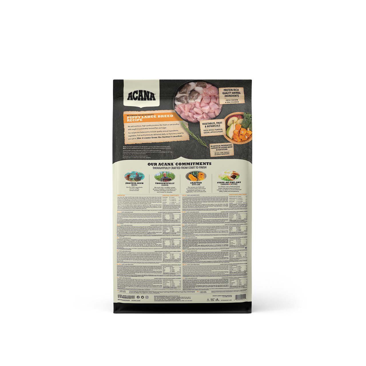 Acana Dog recipe Puppy Large - Hondenvoer - Gevogelte - 11,4 kg